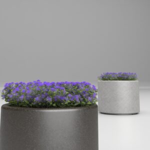 Magourban - 69 planter with Flowers 2
