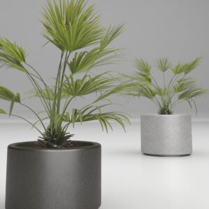 Magourban - 69 planter with Mediterranean plant