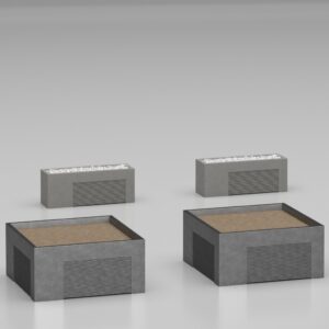 Magourban - Tanit planters empty